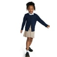 thumbnail image 3 of Wonder Nation Girls School Uniform Knit Cardigan Sweater, Sizes 4-18, 3 of 6