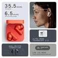 thumbnail image 3 of CMF Buds Wireless Bluetooth Earbuds, 42dB Noise Cancelling Earbuds, Dirac HD Audio, 35.5H Playtime, BT5.3, IP54 Waterproof, 4HD Mics Wireless Headphones for iPhone & Android (Orange), 3 of 5