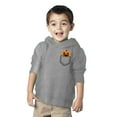 thumbnail image 2 of Awkward Styles Halloween Toddler Hoodie Girls Boys Angry Pumpkin Fleece Hooded Sweatshirt Pocket Print, 2 of 5