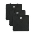thumbnail image 2 of Harbor Bay by DXL Big and Tall Men's V-Neck T-Shirt, Black, 6XL-TALL, Pack of 3, 2 of 5