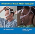 thumbnail image 2 of Replacement for DreamWear Respironics Headgear for Dreamwear Nasal Mask Strap for CPAP Machine, 2 of 5