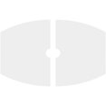 thumbnail image 4 of 32"W x 21 3/8"H x 3"ID x 17 1/4"C x 1"P Kailey Architectural Grade PVC Contemporary Ceiling Medallion, Two Piece, 4 of 11