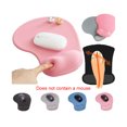 thumbnail image 2 of Soft Silicone Non-Slip Comfort Wrist Support Mouse Pad Mice Mat for PC Laptop - Grey, 2 of 5