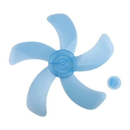 16in Household Fan Blade 30cm Plastic Five Leaves With Nut Cover For Pedestal Fan Table For Power Fan Accessories