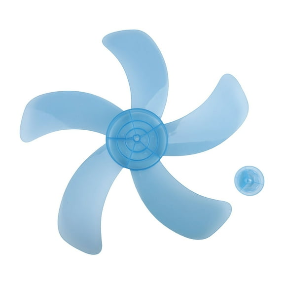 16in Household Fan Blade 30cm Plastic Five Leaves With Nut Cover For Pedestal Fan Table For Power Fan Accessories