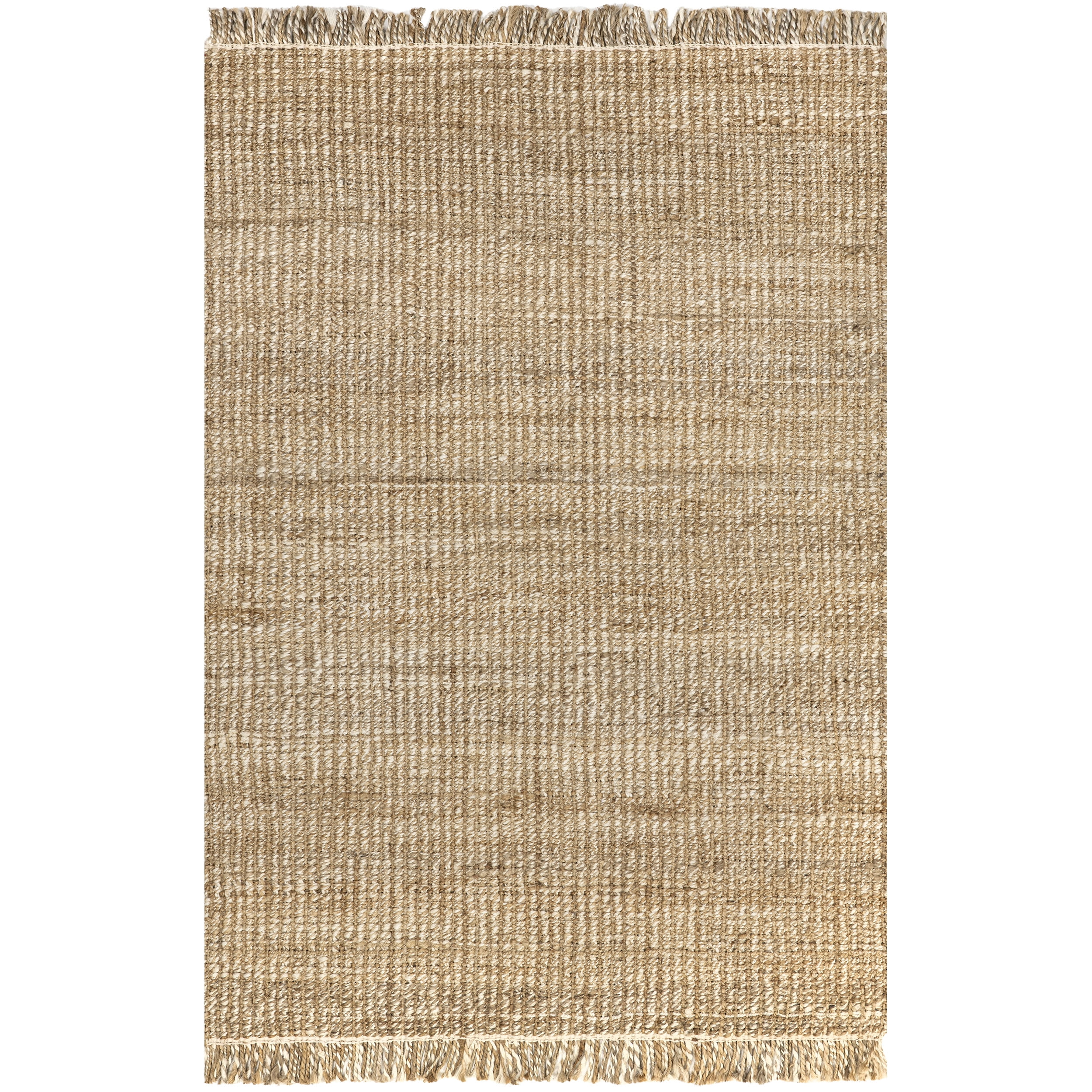 nuLOOM Shereez Casual Jute Tassel Area Rug, 5' x 8', Natural