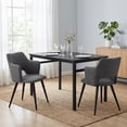 thumbnail image 3 of Mesa de Comedor Rectangular de 120x60cm - Para 4-6 Personas, Negro Color HOMEMAKE FURNITURE  Moderno Minimalista, 3 of 5