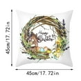 thumbnail image 3 of Bjutir Cute Bunny Cushion Cover For Easter Decoration Pillow Cover Rabbit Pillow Case, 3 of 4