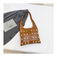 thumbnail image 1 of Small Round Bead Shoulder Bag High-grade Rivet Niche Design Light Luxury Brand Unique Commit Large-capacity Women's Underarm Bag, 1 of 6