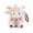 Milky Baby Lamb Plush, variant on Sleep Sheep Plush Pendant Soft Stuffed Animal Hanging Ornament Healing Aesthetic Design Compact Height for Backpacks Keychains and Room Decoration