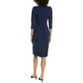 thumbnail image 2 of Adrianna Papell womens  Crepe Tie Waist Sheath Dress, 4, Blue, 2 of 3