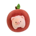 thumbnail image 1 of Lindo cerdo de fruta de peluche de juguete decoración del hogar almohada muñeca para regalo de vacaciones niño 26 cm, 1 of 9