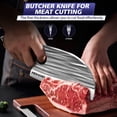 thumbnail image 5 of 14pcs Kitchen Knives Set -Kepeak Butcher Knife,Chef Knife, Boning Knife, Meat Cleaver - BBQ, Outdoor, Camping(Stripe), 5 of 6