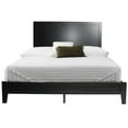 thumbnail image 3 of Home Square 2-Piece Set with Queen Platform Bed & Dresser with Lock in Black, 3 of 7