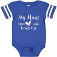 thumbnail image 3 of Inktastic My Aunt Loves Me Heart Boys or Girls Baby Bodysuit, 3 of 5