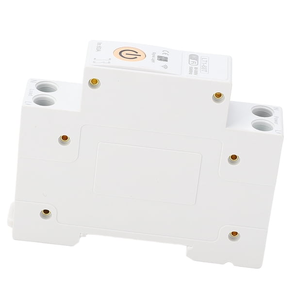 Disyuntor Inteligente WiFi, Temporizador De Disyuntor WiFi Configuración Control De Aplicación 63A AC90-300V Para El Hogar