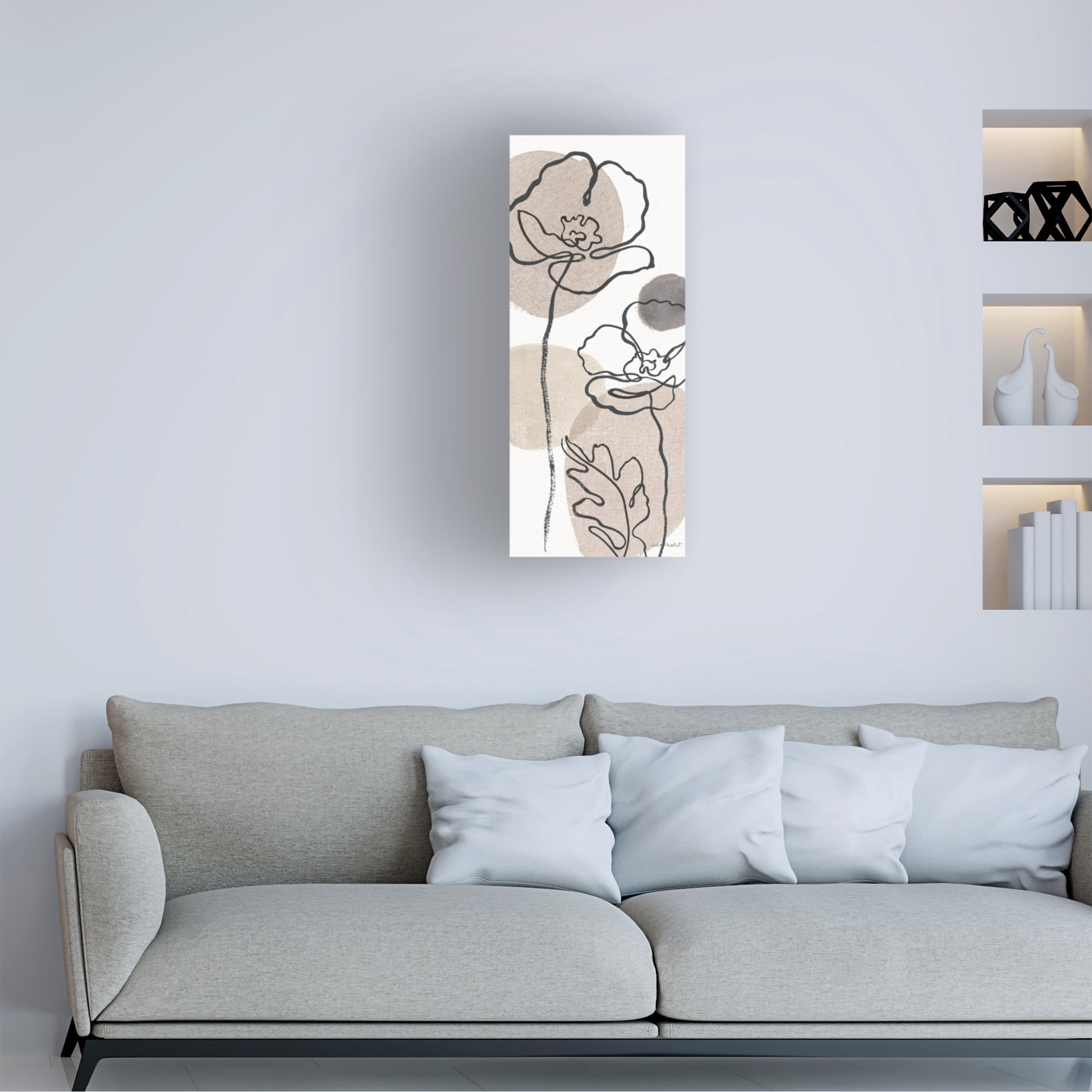 Lisa Audit 'Think Neutral 04' Canvas Art