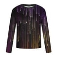 thumbnail image 3 of SCSAlgin T-Shirts for Men Long Sleeve Funny 3D Graphic Tee Tops Plus Size Grim Reaper Skeleton Gothic Horror T-Shirt, 3 of 4