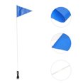 thumbnail image 2 of 1 juego de bandera de seguridad para bicicleta con poste ajustable y cola triangular para niños., 2 of 8