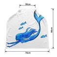 thumbnail image 2 of PKQWTM Mermaid Silhouette Nursing Cover Baby Breastfeeding Infant Feeding Cover Baby Car Seat Cover, 2 of 2