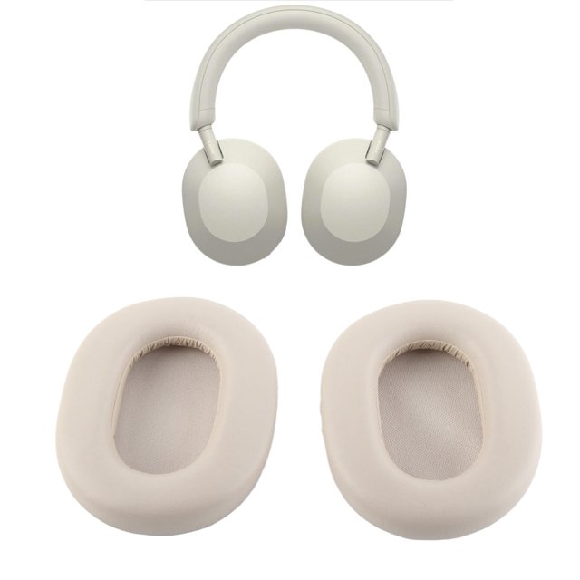 Almohadillas De Repuesto Para Los Oídos, Almohadillas Para Los Oídos De Cuero Proteico, Auriculares Con Cancelación De Ruido Sobre Los Oídos Para Auriculares Inalámbricos WH