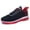 Blackred-2, variant on GOOBON Mens Running Shoes Tennis Shoes Non Slip Air Cushion Athletic Sneakers Breathable Fashion Walking Sneakers for Workout Jogging