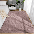 thumbnail image 2 of Nefoso Shag Area Rug,5ft x 8ft Soft Fluffy Area Rugs for Living Room Bedroom Decor Carpet, Blush Pink / Dusty Pink, 2 of 4