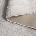 thumbnail image 5 of SAFAVIEH Rumi Beumont Solid Polyester Shag Runner Rug, Ivory/Light Beige, 2'2" x 8', 5 of 7