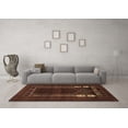 thumbnail image 3 of Ahgly Company Indoor Round Persian Brown Traditional Area Rugs, 3' Round, 3 of 4
