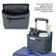 thumbnail image 3 of Bolsa de Botella de Bebida de Equipaje, Portavasos de Equipaje Oxford Tela PVC Portátil de Uso Duro Resistente Para El Viaje de Negocios, 3 of 7