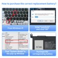 thumbnail image 3 of SHOU.Z.B WDX0R 11.4V/42Wh bater&iacute;a de reemplazo del Ordenador port&aacute;til para DELL Inspiron 13 14 15 5000 7000 Serie 5570 7579 5567 5379 5579 7573 7378 5378 3780 3790 5565 5765 5770, 3 of 6