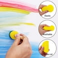 thumbnail image 4 of 28 Pieces Round Sponge Brush, Artist Painting Foam Sponge for Watercolor, Crafts, Face Painting, 4 of 5