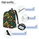 thumbnail image 3 of Easygdp Pineapple Fruit Colorful Mochila de Lona Resistente para Laptop, Compatible con Laptops de 15 a 17 pulgadas, Ideal para Escuela, Trabajo y Viajes-Medium, 3 of 5