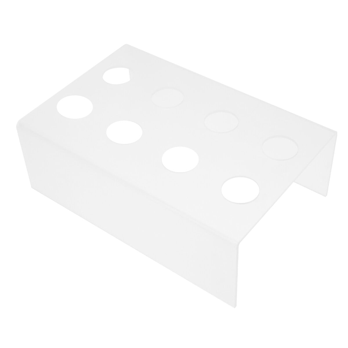 8 Holes Acrylic Ice Cream Holder Clear Cone Holder Snow Cone Stand Rack