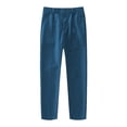 thumbnail image 2 of Kureaily Boys' Flat Front Dress Pants Adjustable Waist School Outfits Pants Trousers Long Pants 3-4 Years, 2 of 4