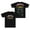 Black, variant on Jhayco Tour Merch T-Shirt Women Men Casual Crewneck Short Sleeve Fashion Tee
