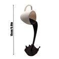 thumbnail image 1 of Estatuas de resina Taza de café flotante Escultura de arte Hogar Cocina Decoración Manualidades Derramar Magia Verter Líquido Splash Taza de café Auspicioso ShuxiuWang  8390612433641, 1 of 1