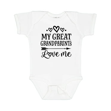Inktastic My Great Grandparents Love Me Boys or Girls Baby Bodysuit