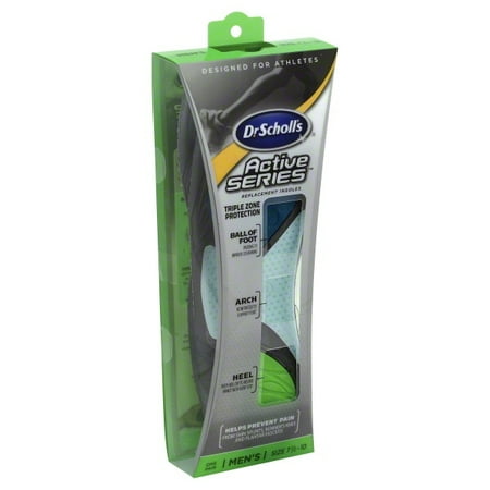 UPC 011017407386 product image for Dr Scholl's Active Series Men's Replacement Insoles, Size 7.5-10, 1 pr | upcitemdb.com
