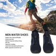 thumbnail image 4 of 1 par de Zapatos de Agua Zapatos de Senderismo Impermeables para Hombres Senderismo Correr Deportes Al Aire Libre Ocio Pesca Azul Oscuro, 4 of 8
