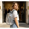 thumbnail image 4 of Clear Backpack, Stadium Approved Transparent Bookbag with 4 Pockets, Heavy Duty See Through Backpack for School Work Travel Concerts, 4 of 9