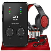 TC Helicon TC-GOTWIN-D-KIT4489-NFBA 2 Channel Midi Audio Interface with Samson SR360 Over-Ear Dynamic Stereo Headphone for Mobile Devices