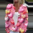 thumbnail image 1 of LOVZFMLL Vestes pour Femmes Mode Blouse Imprimée Manches Longues Sweat à Capuche, 1 of 5