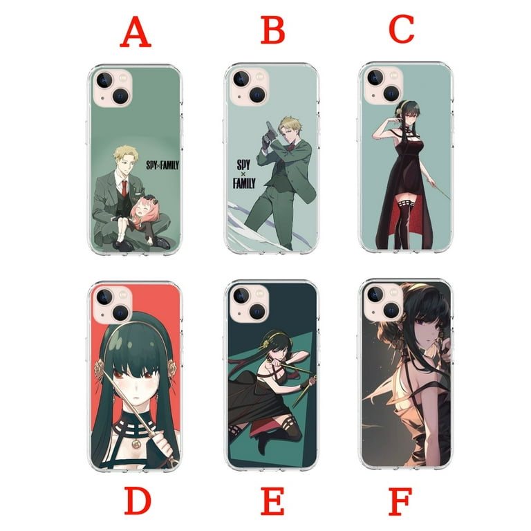 Anime Phone Case Kawaii Cover for iPhone 14 13 Pro 12 11 