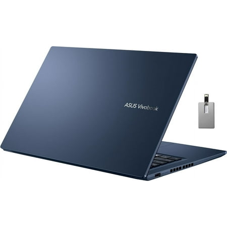 ASUS Vivobook 14 14" FHD Lightweight Laptop, Intel Core i5 1240P, 16GB RAM, 512GB SSD, Backlit Keyboard, Iris Xe Graphics, HD Camera, Fingerprint Sensor, Win 11 Pro, WiFi 6, with Hotface 32GB USB Card