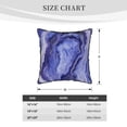 thumbnail image 2 of Velvet Rimmed Pillowcase Is Not Easy To Open Line Deformation Invisible Zipper Opening And Closing Only Pillowcase Does Not Contain Pillow Core Blueviolet Marble_3 18"X18", 2 of 8