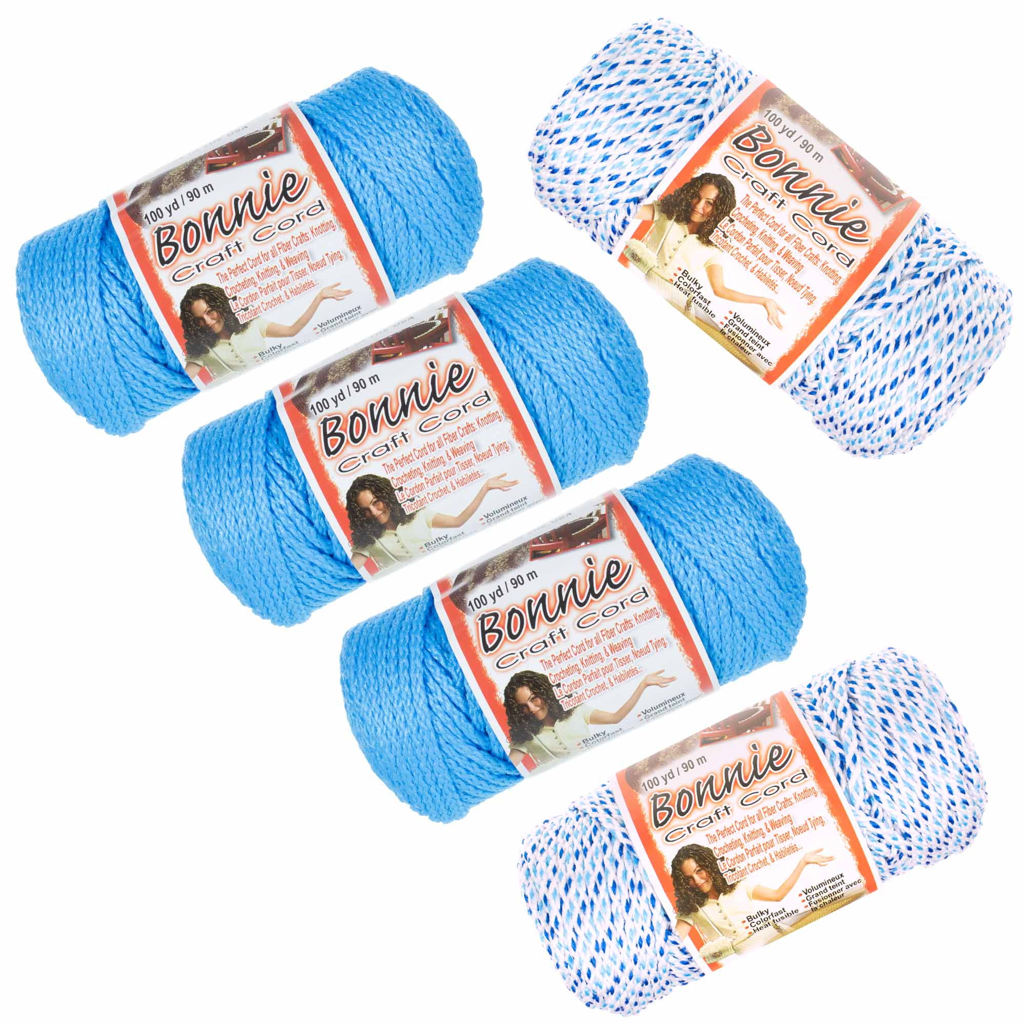 Craft County Bonnie Cord - 6mm Diameter - 100 Yards In Length Available In An Assortment Of Colors