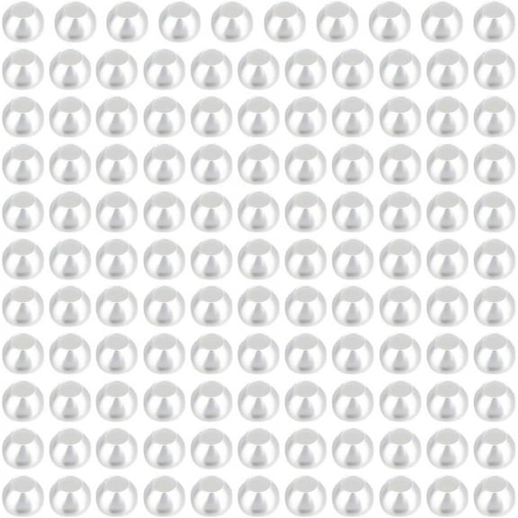 120pcs 925 Sterling Silver Round Beads 2MM Smooth Round Loose Beads Sterling Silver Spacer Beads DIY Crafts Jewelry Making