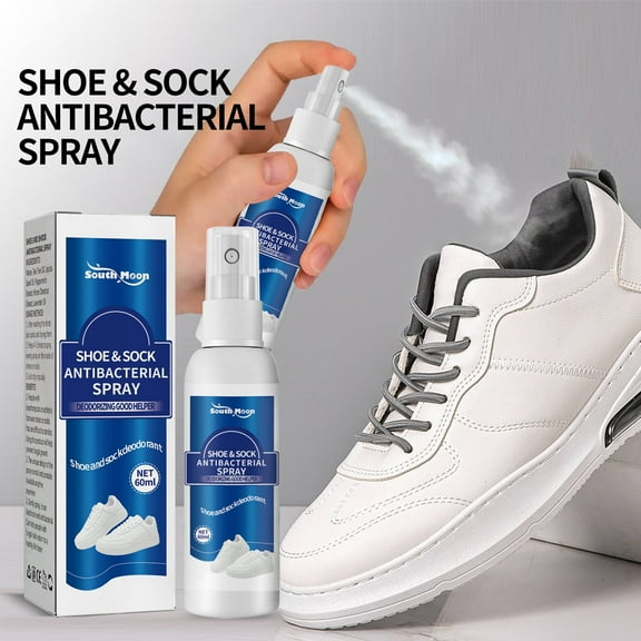 Shoe and sock deodorizing spray, shoe and sock cleaning, odor removal for sweaty feet, dryness, shoe cabinet freshener