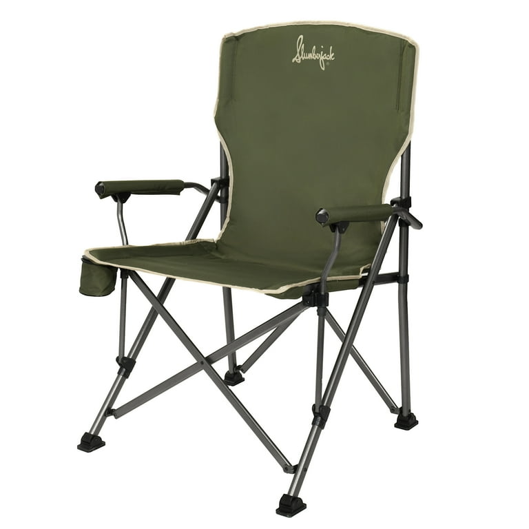 Slumberjack Glacier Basin Adult Quad Folding Chair with Oversized
